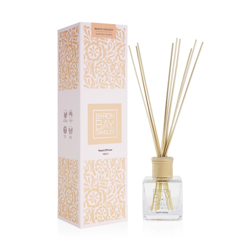 Beach Holiday Reed Diffuser Byron Bay Candles