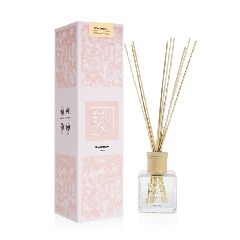 Sea Breeze Reed Diffuser Byron Bay Candles